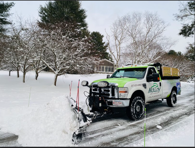 professional snow plowing service