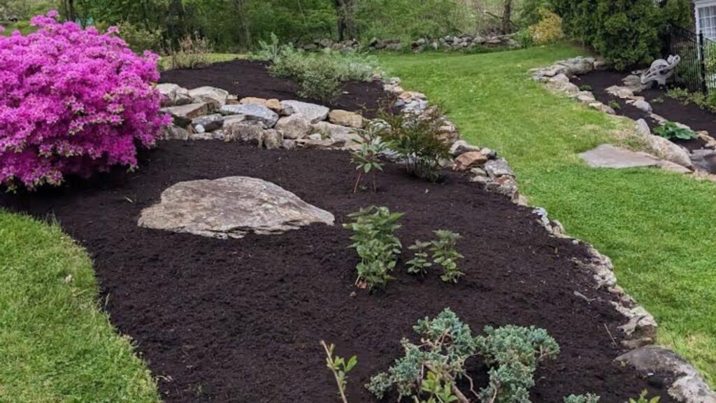 professional mulch installation