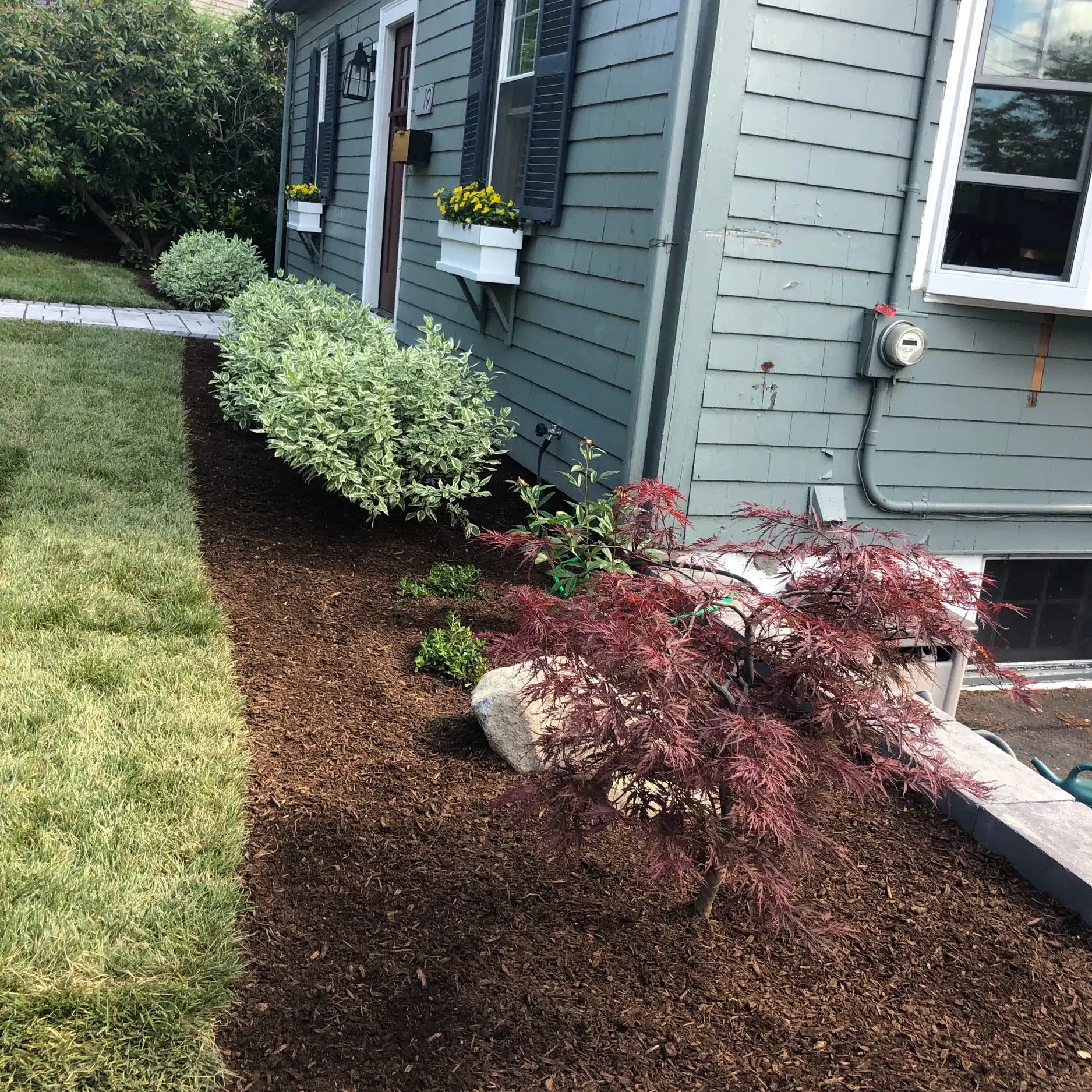 white after 2 Milton, MA Landscape Pricing Guide